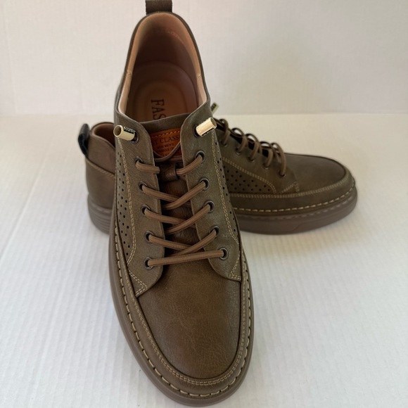 Fashion  Brown Men's Oxfords Size 10 - Picture 1 of 9